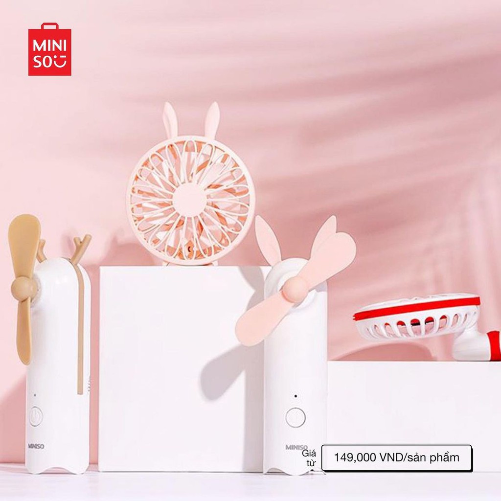 MINISO Mini fan foldable LS-L2893. Kipas angin lipat  miniso