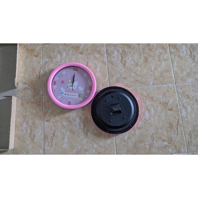 Jam dinding hello kitty jam cantik analog jam tembok jumbo unyu hias