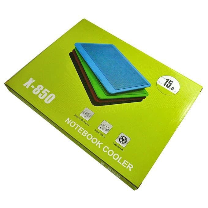 Coolpad NB X850 Kipas Pendingin Laptop Single Fan 16" Cooling Pad Laptop Desain Slim Portable