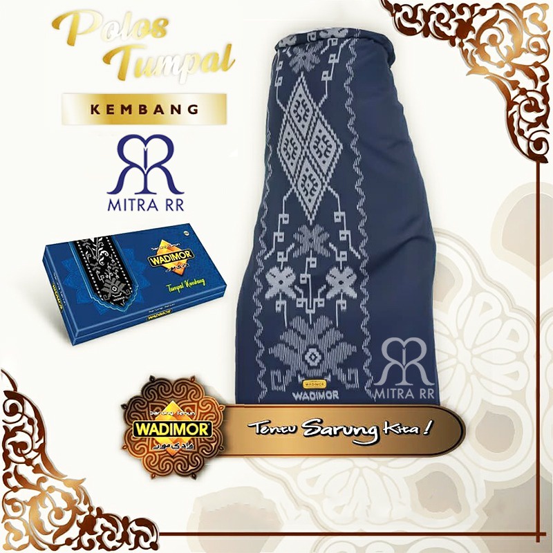 Sarung Wadimor Tumpal Kembang Motif Bali Sarung Tenun Dewasa Satuan Grosir