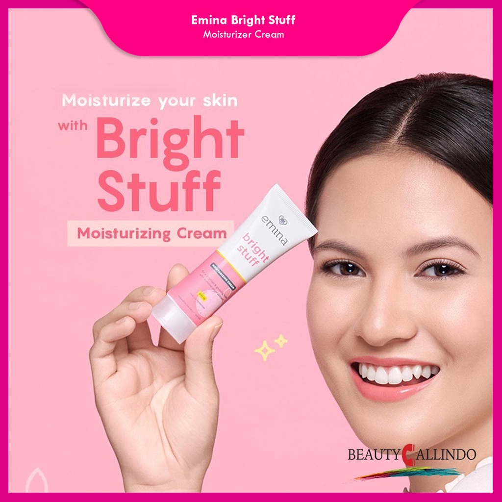 Emina Bright Stuff Moisturizing Cream SPF 15 - Pelembab Wajah