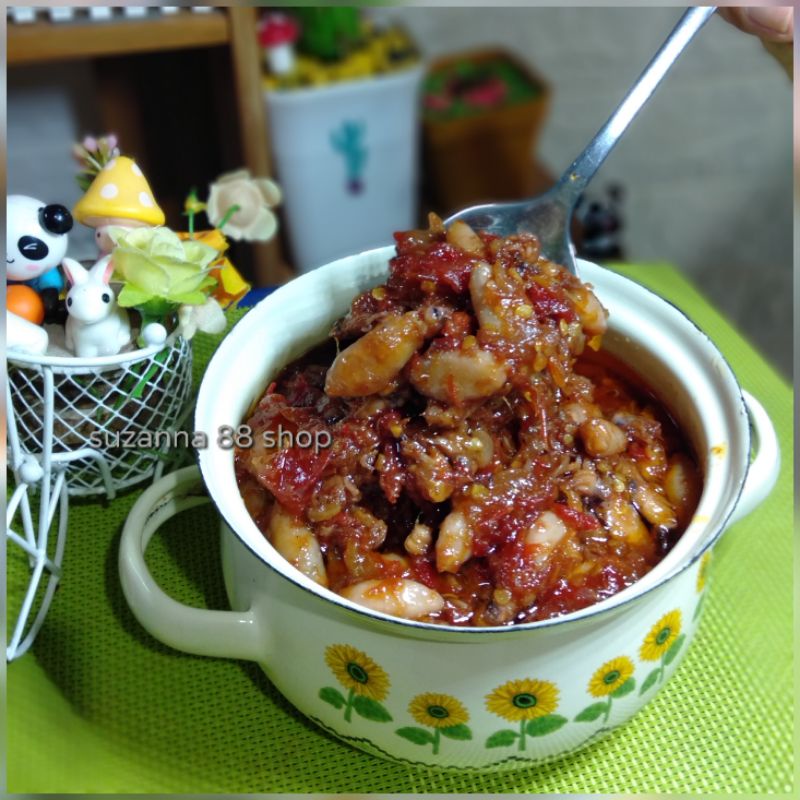 Sambal Baby Cumi,Teri Medan,Bawang