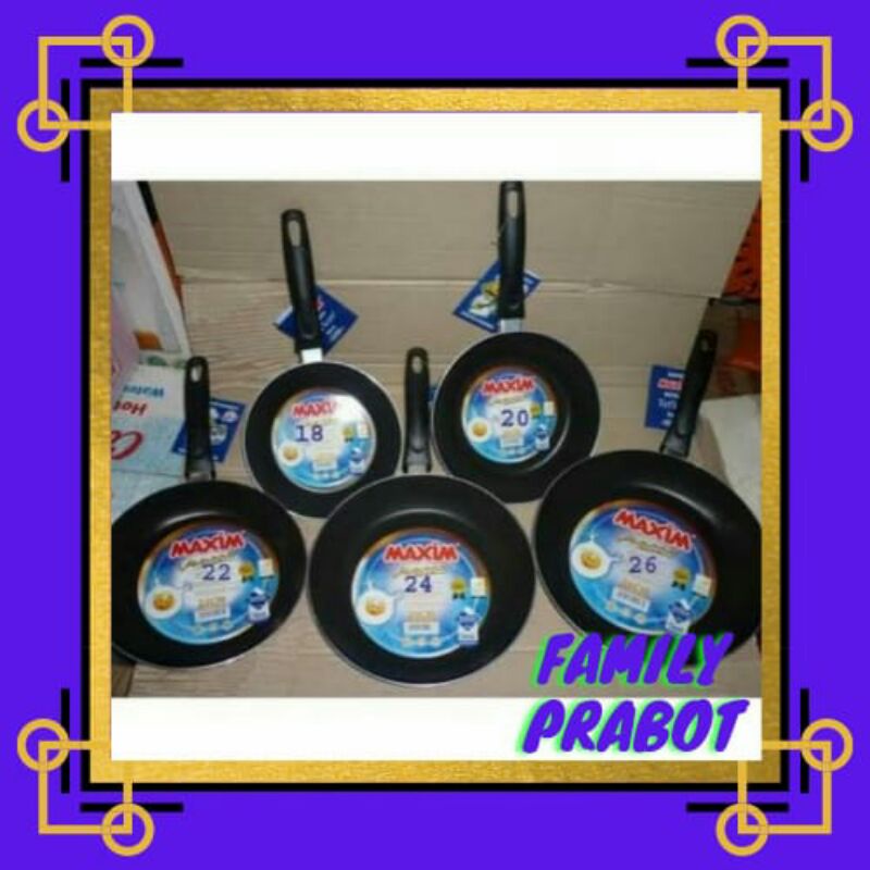 Teflon Maxim/Maxim Teflon 12Cm/18Cm/20Cm/22Cm/24Cm/26Cm/ Valentino /Teflon Anti Lengket
