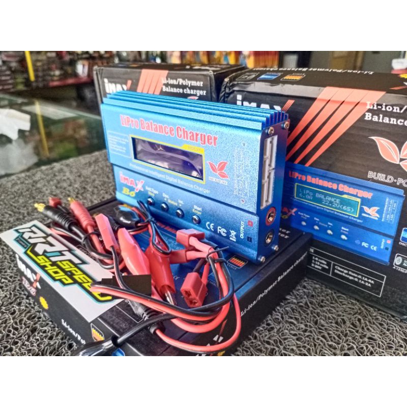 CAS BATRE CHARGER SETT LENGKAP ADAPTOR BATTERY CIKAL POWER IMAX B6 &amp; B6AC