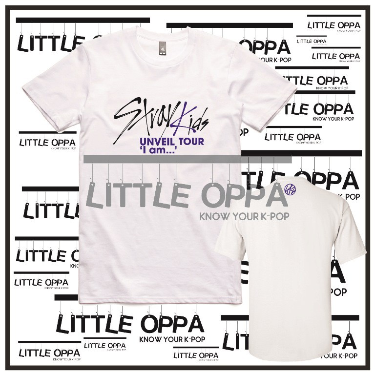 KAOS T-SHIRT STRAYKIDS UNVEIL TOUR I AM