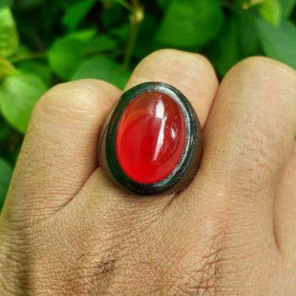 CINCIN BATU RED BARON ASLI NATURAL