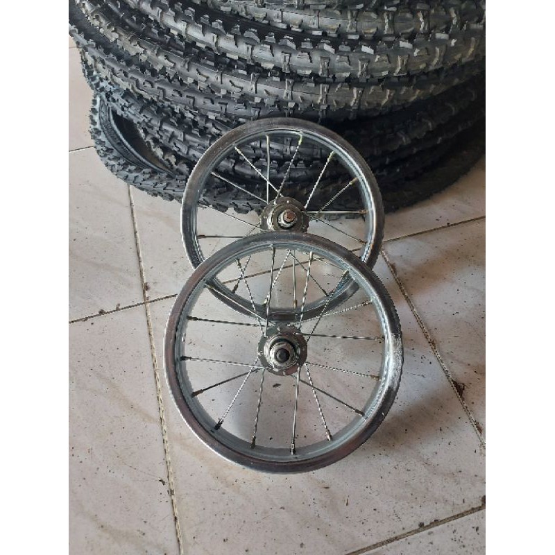 TB - Velg Steel / Besi JADI Untuk Sepeda Ukuran 12