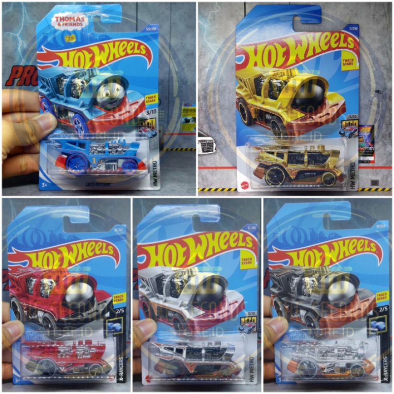 Hot Wheels Loco Motorin Bebas Pilih - Original Mattel