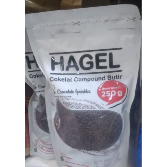 

Hagel cokelat compound butir meses coklat 250 gr