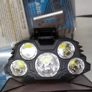 Senter Kepala 5 Led/Headlamp MX-7821 Cahaya Super Terang Praktis dan Dinamis