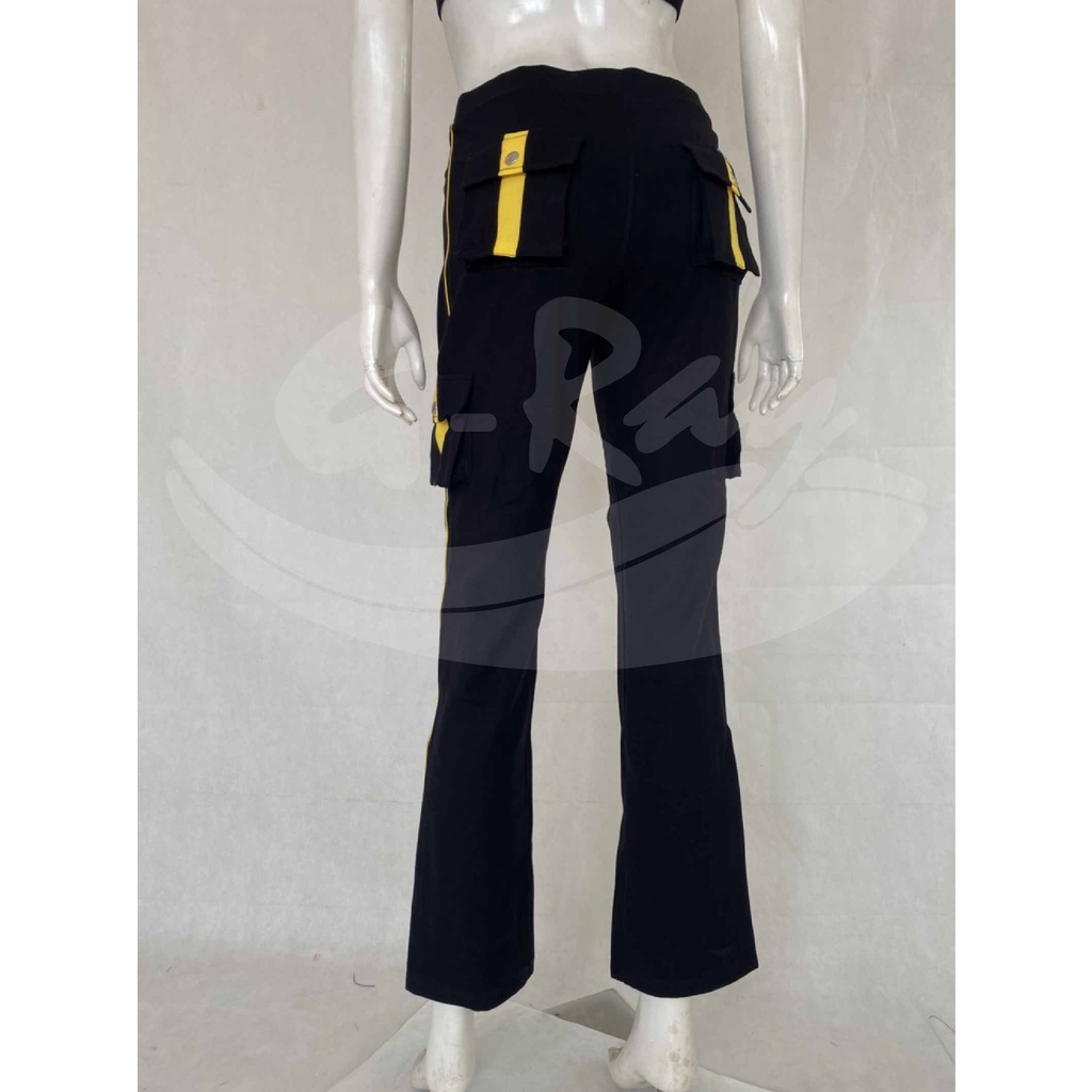 Celana Panjang Katun Bis Kantong 4 / Legging Katun Kargo/ Legging Katun Cargo/ Katun Stretch | G-Ray