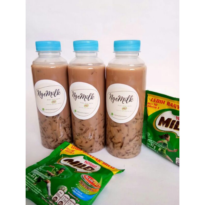 

Milky jelly drink milo oreo nescafe susu kurma