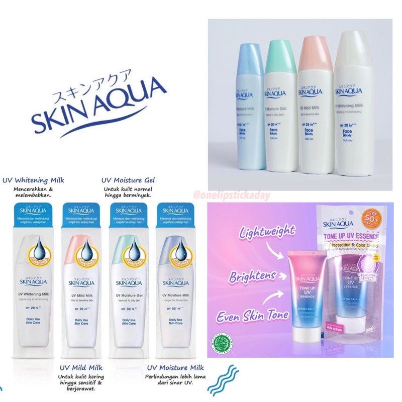 skin aqua sunscreen + tone up