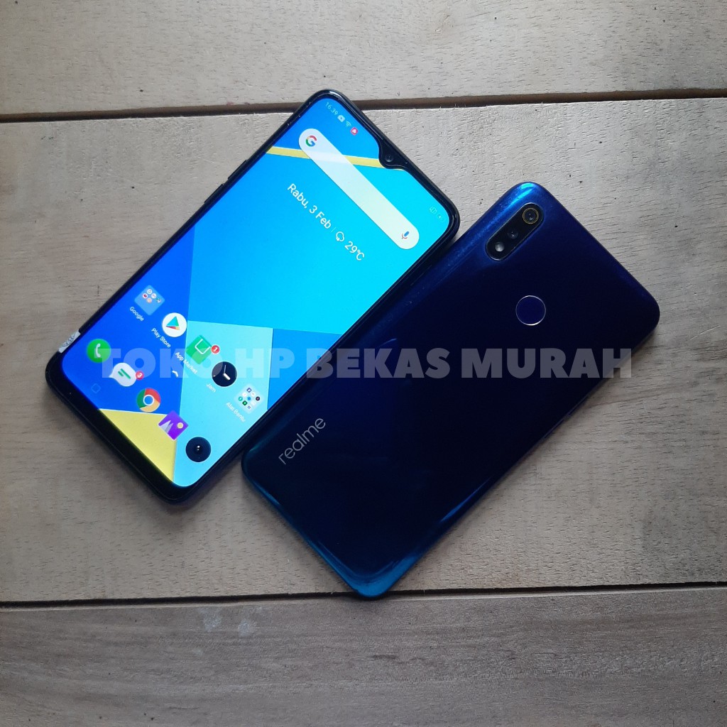 Hp second murah Realme 3 4/64GB / hp seken murah / hp bekas murah