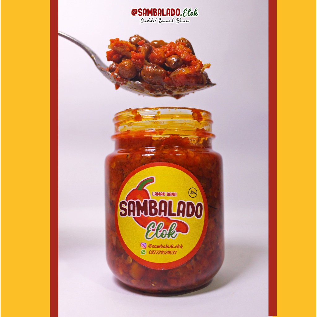 

Sambel / Sambal Kacang Teri Medan 200 gr Sambalado Elok