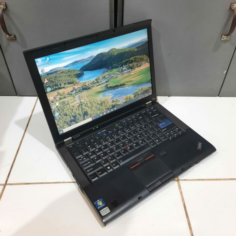 Laptop Lenovo Thinkpad T410 intel Core i5 Ram 4GB HDD 320GB Hd Graphics Layar 14 inch Windows 10 Siap pakai