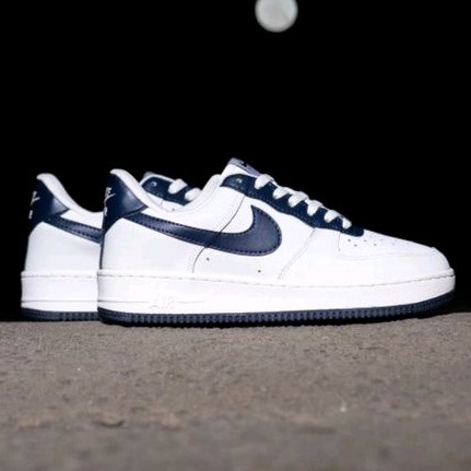 navy blue white af1