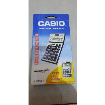

casio heavy duty calculator js 120tvs