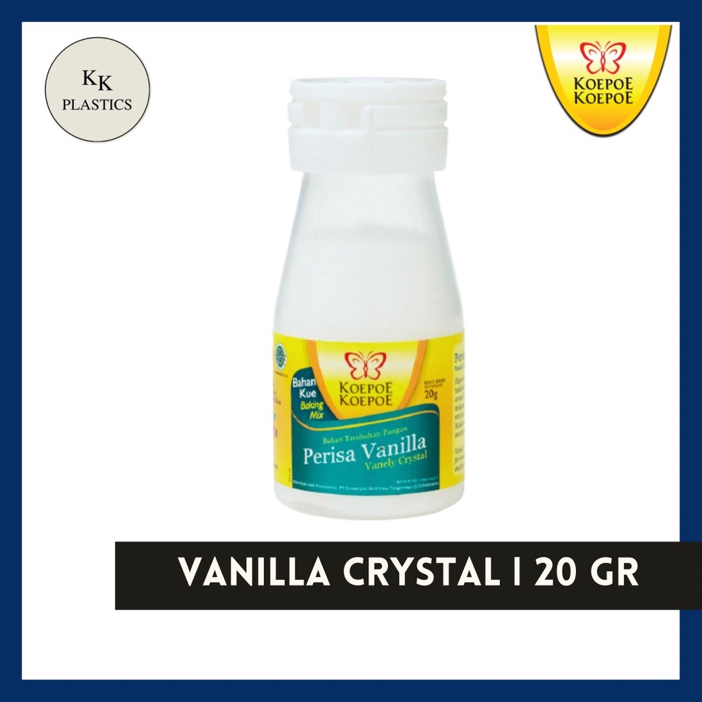 

KOEPOE-KOEPOE / KUPU KUPU VANILI CRYSTAL | PERISA RASA VANILLA 20 GR