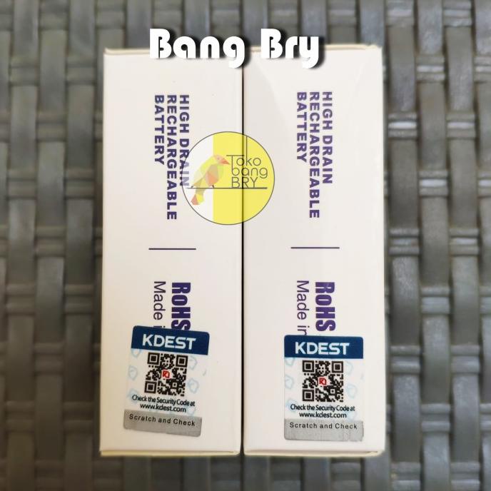 Authentic KDEST 5000mAh 40A 21700 - Battery - Baterai - Batre