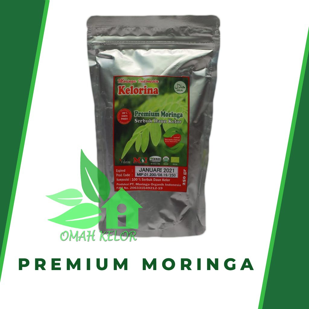 

Serbuk Daun Kelor Original Kelorina 250gr Premium Moringa