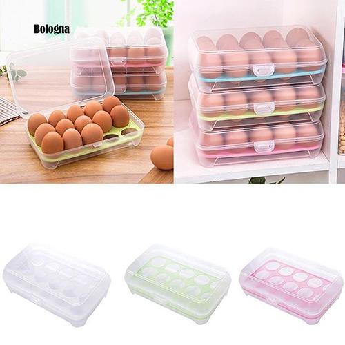 Kotak Tempat Menyimpan Telur Bahan Plastik dengan 15 Sekat Kotak Tempat Menyimpan Telur Bahan Plastik dengan 15 Sekat