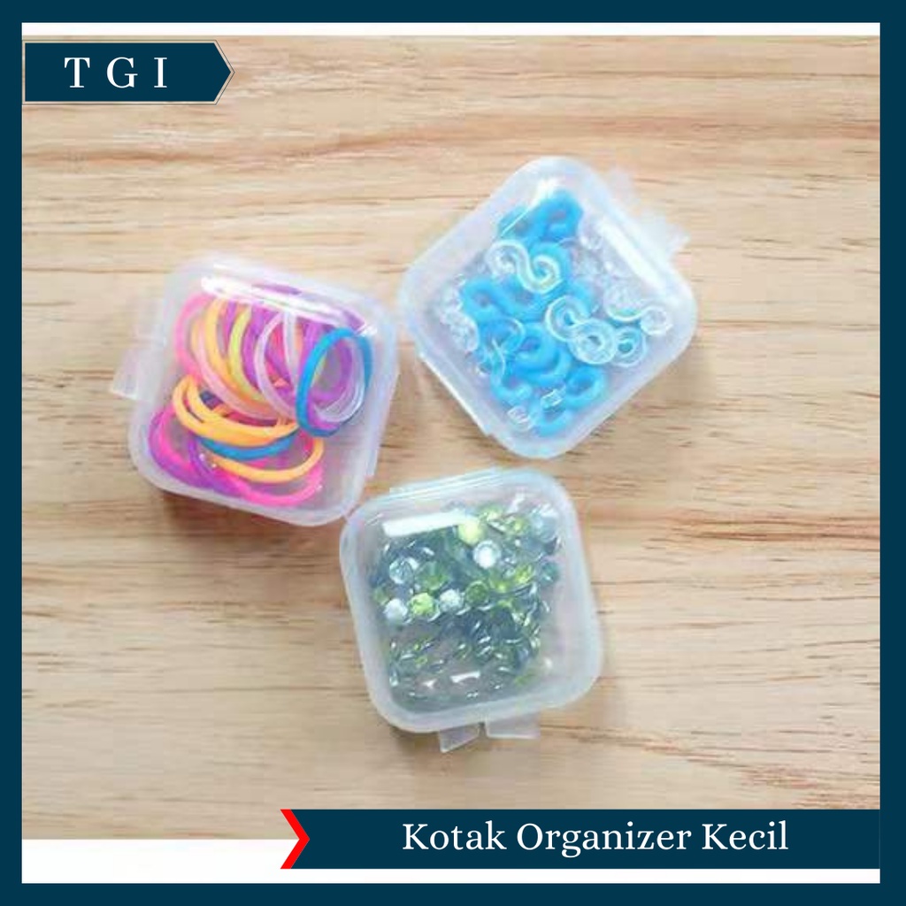 TGI - KOTAK KECIL SIMPAN MEMORY CARD EARPLUG / KOTAK PLASTIK SERBA GUNA / MINI BOX AKSESORIS