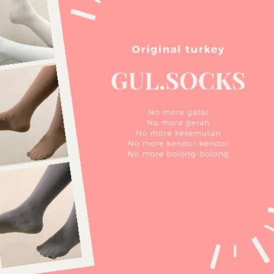 ❤[ spesial❤]Kaos kaki turki Gul.socks 100.000/3pc