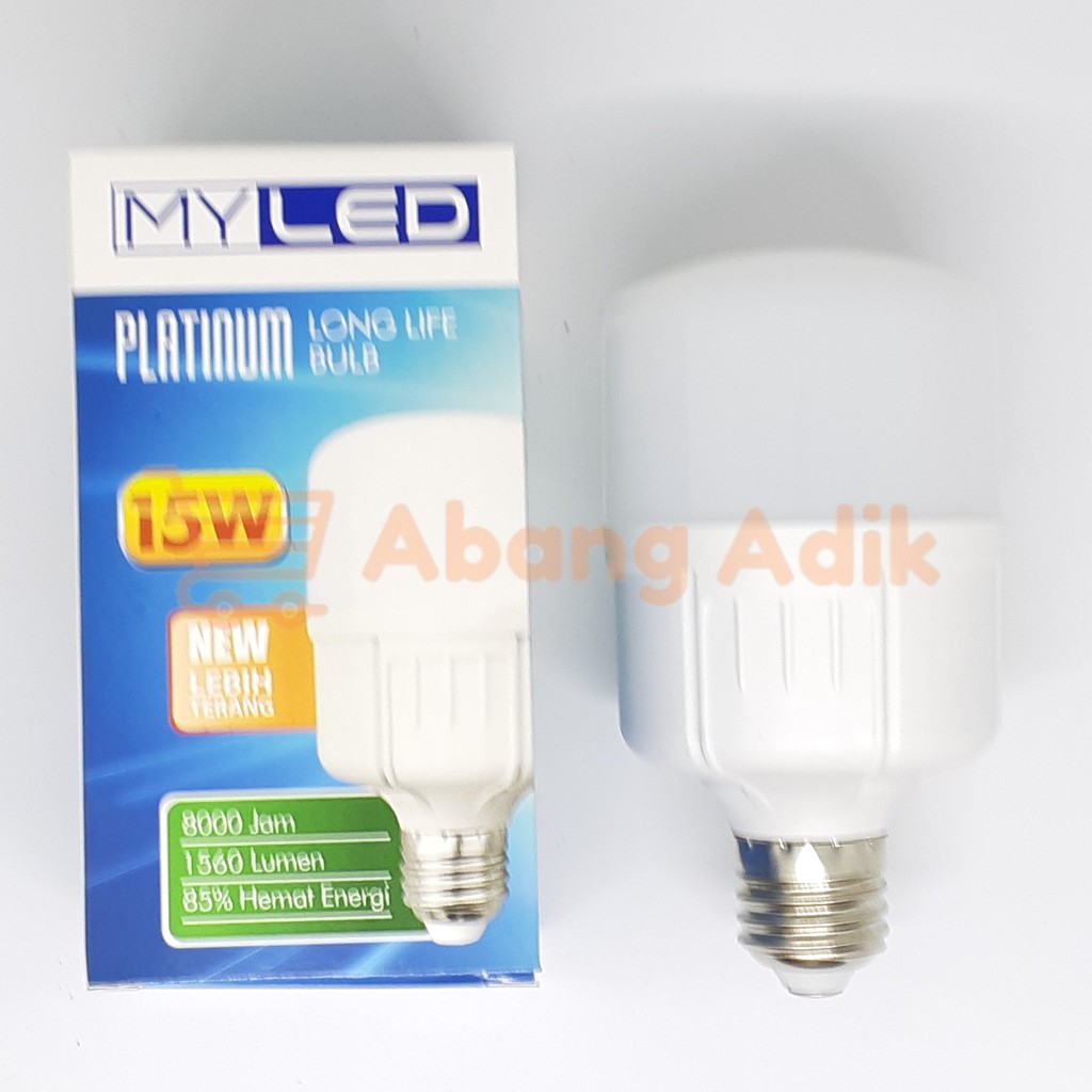 MyLED Platinum 15w Lampu My LED Bulb Murah 15 watt w daylight putih