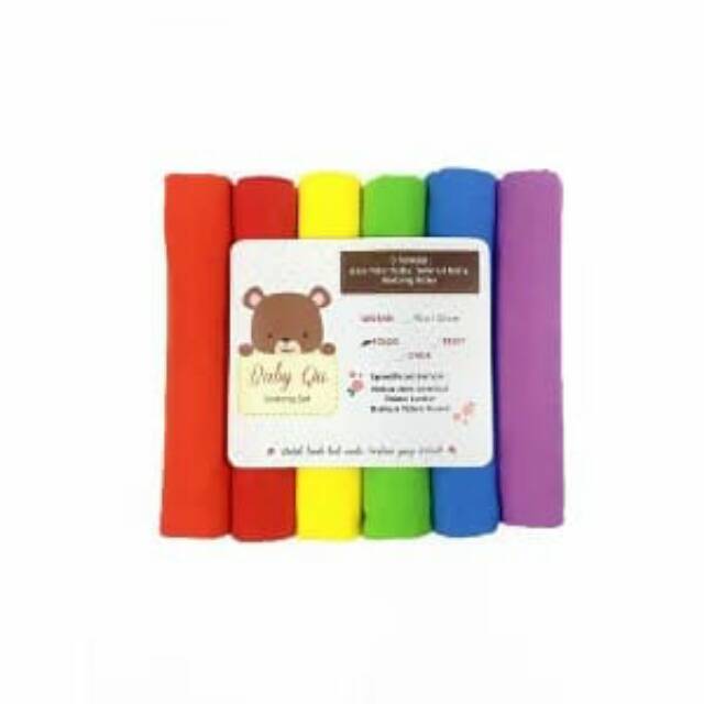 Bedong rainbow / pelangi polos babyqu