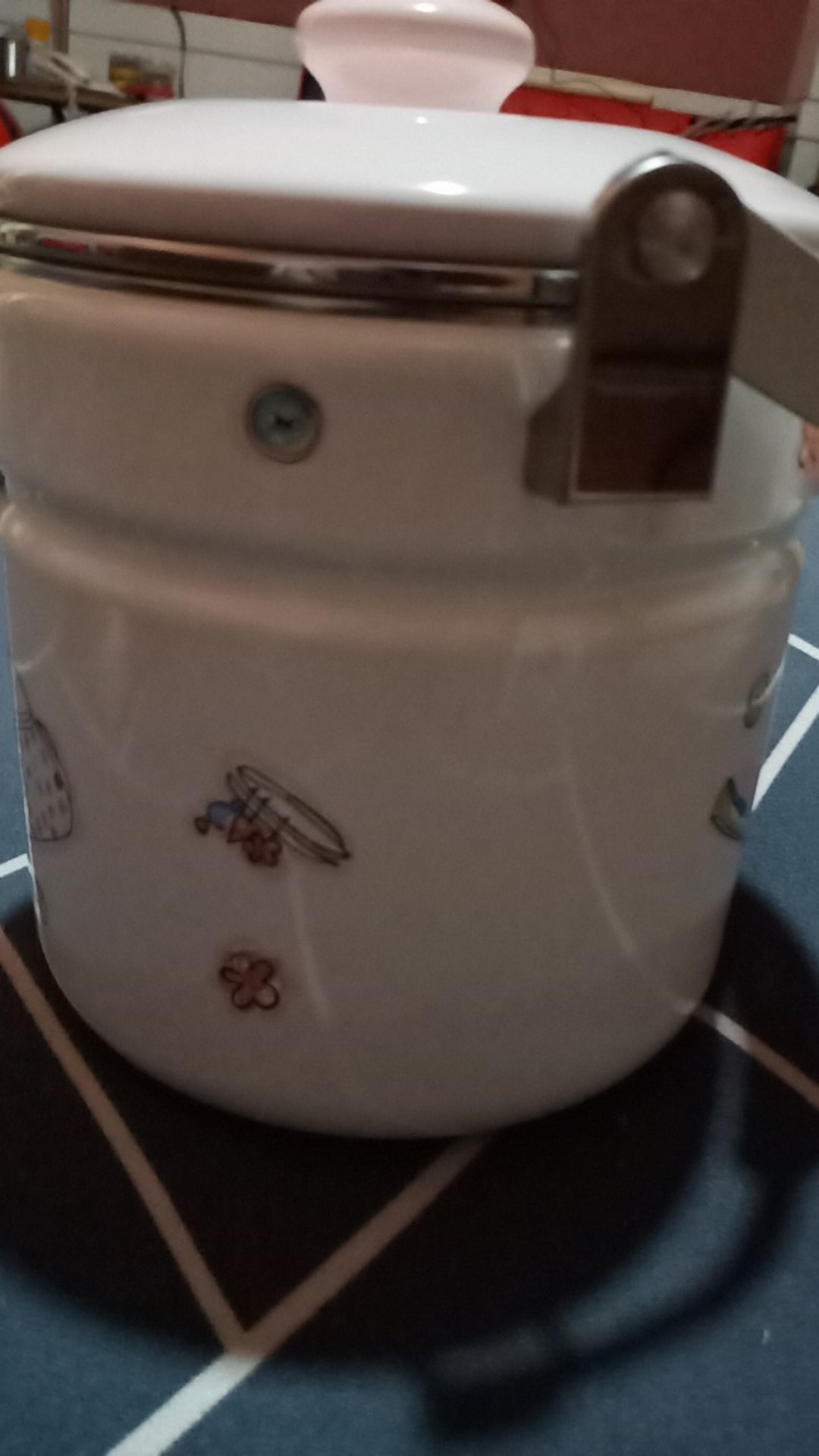 Rantang, Single Food Container Enamel Chefina D16cm, Beauty In The Kitchen