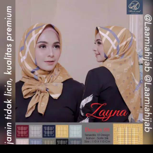 Hijab segiempat adeeva scarf