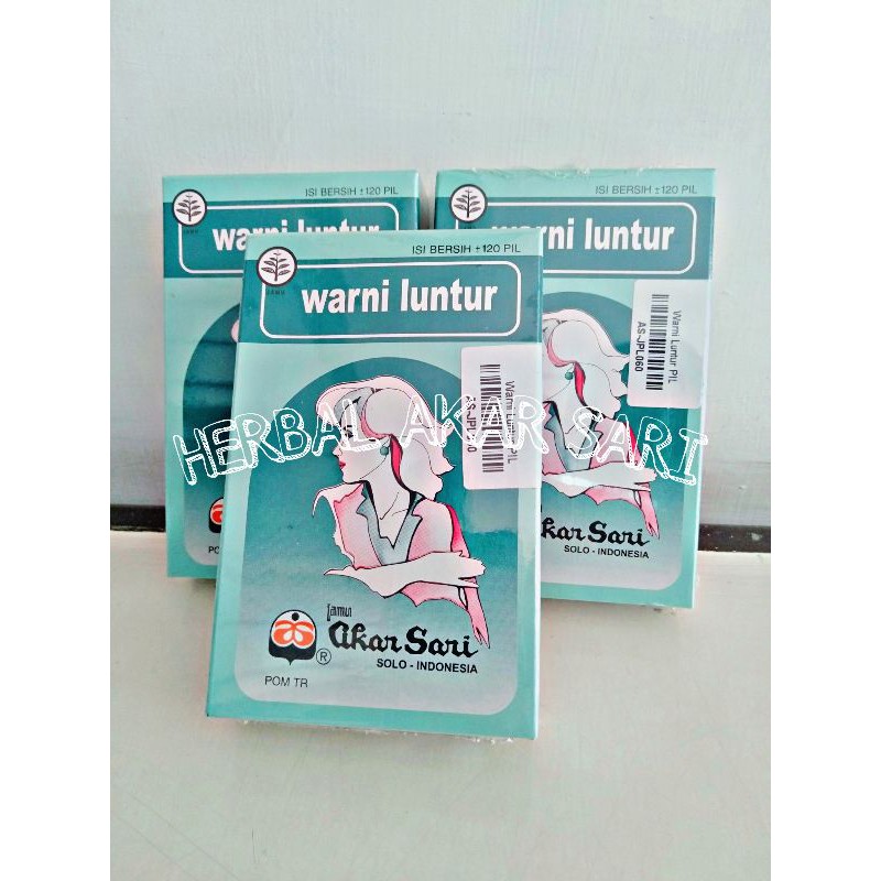 

Akar Sari - Warni Luntur Pil - Untuk Nyeri Haid