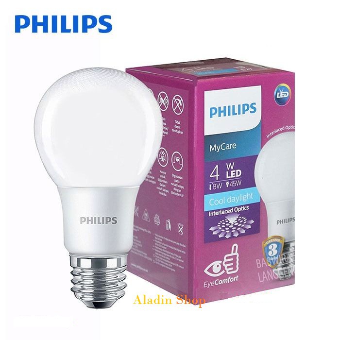 Lampu LED 4w 4 w Philips Cool Daylight 4 watt 4watt