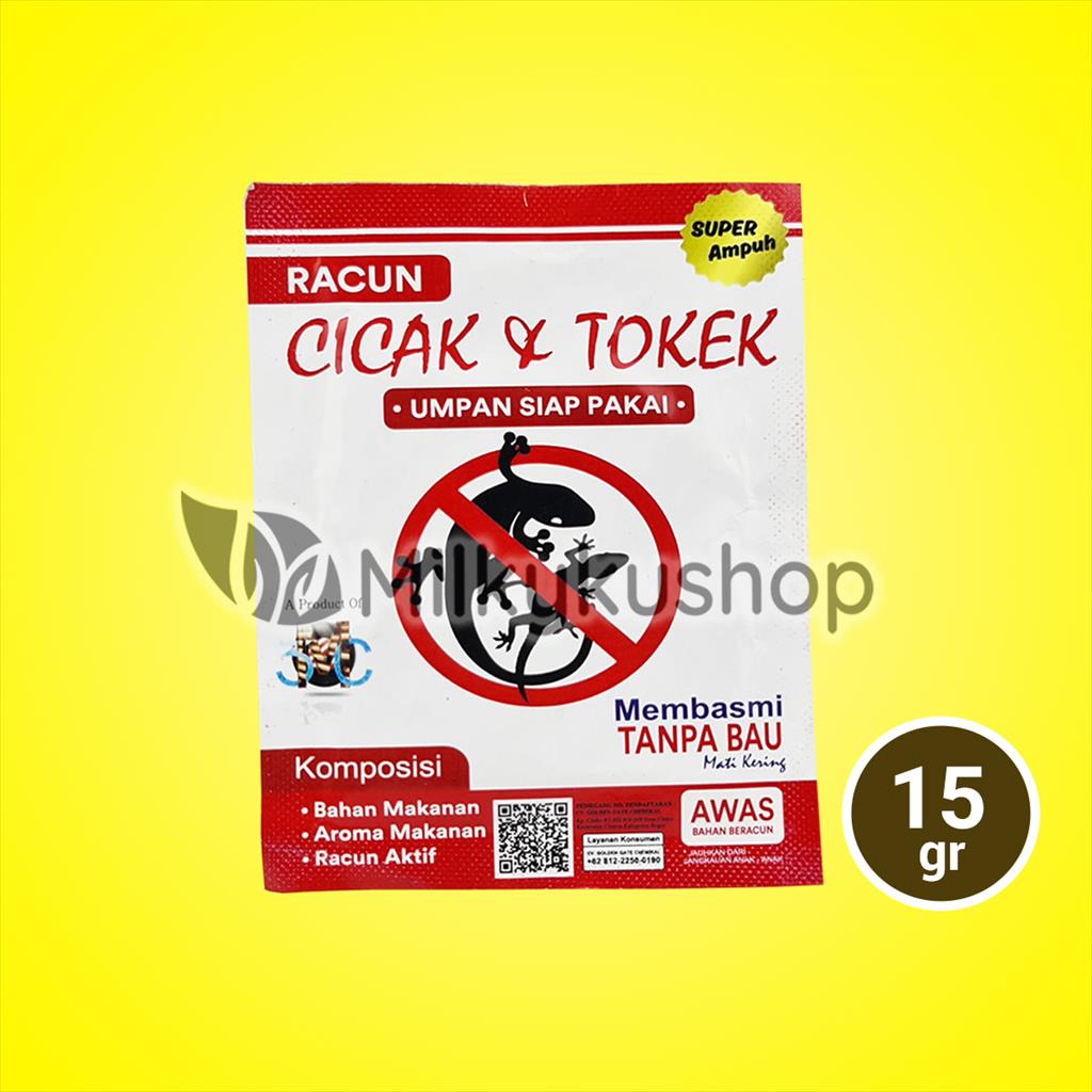 GUN KILLER RACUN CICAK TOKEK SACHET 15 GRAM PESTISIDA