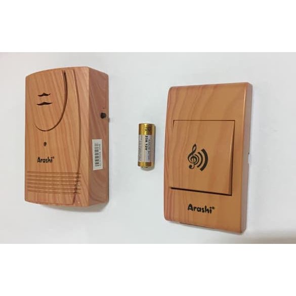 Bel Pintu / Bel Rumah / Wireless Battery Doorbell Arashi