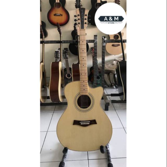 GITAR AKUSTIK ELEKTRIK COLE custom Premium