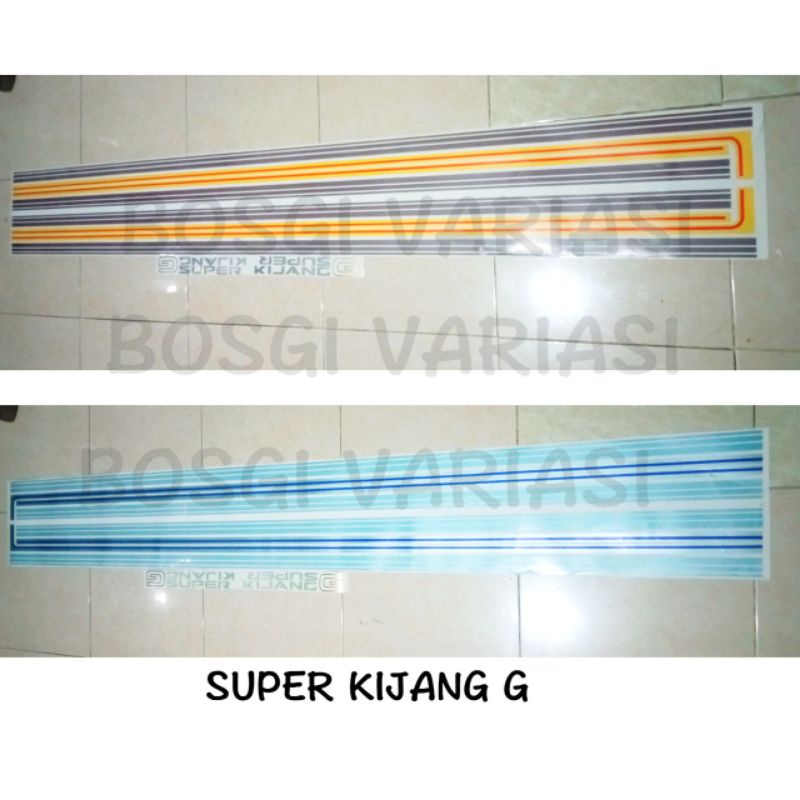 New stiker kijang G Lama/ stiker body super kijang super G 1.5 Lama / Stiker Kijang G Long