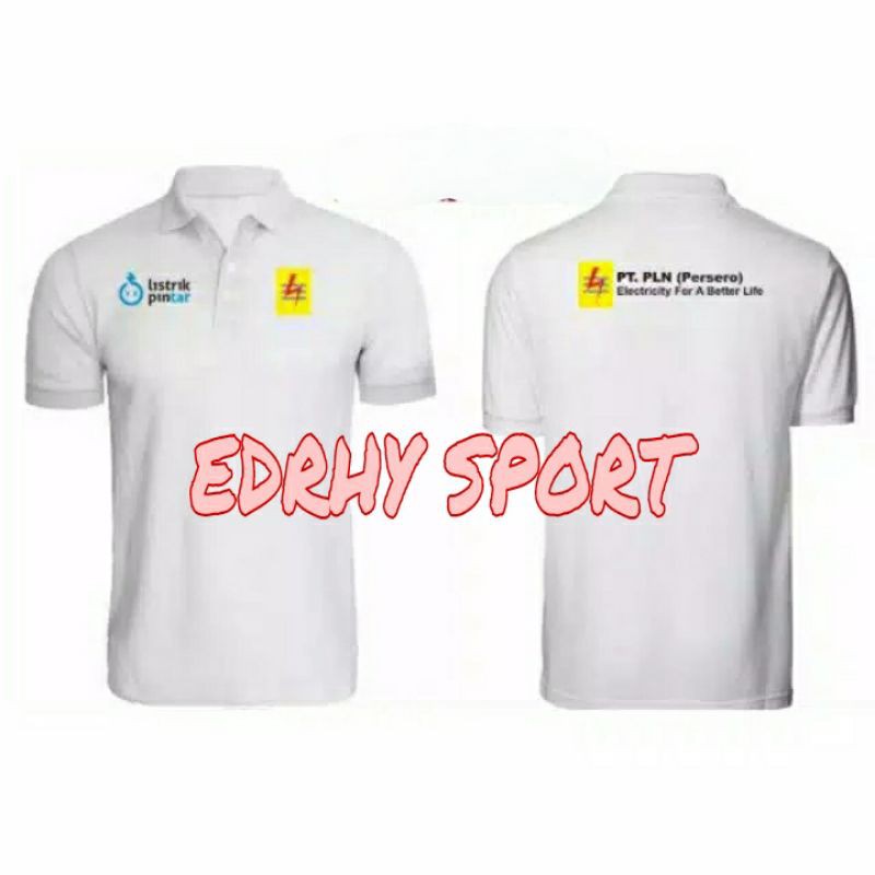 POLOSHIRT PLN LISTRIK PINTAR / BAJU POLO PT. PLN ( PERSERO ) ELECTRICITY