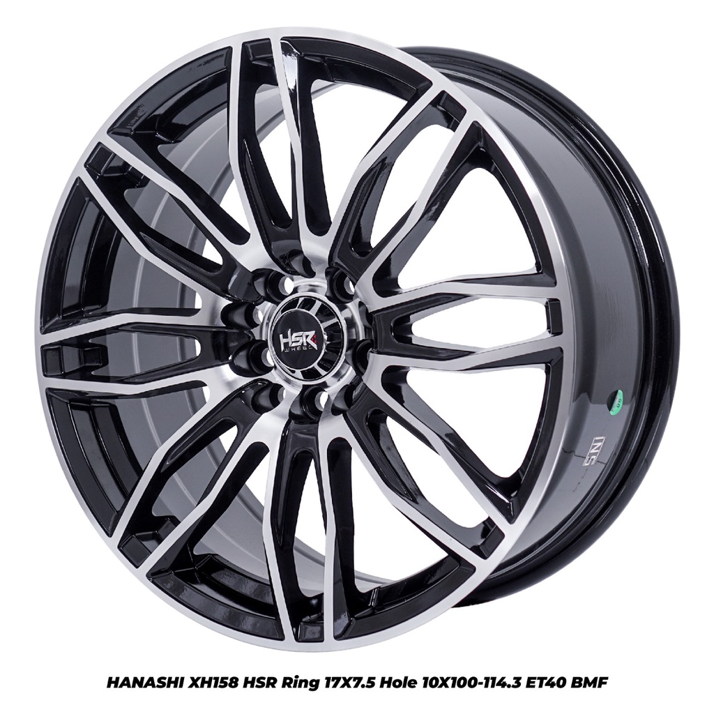 Jual Velg Mobil HSR HANASHI XH158 Ring 17 Pelek Racing HRV Rush Terios ...