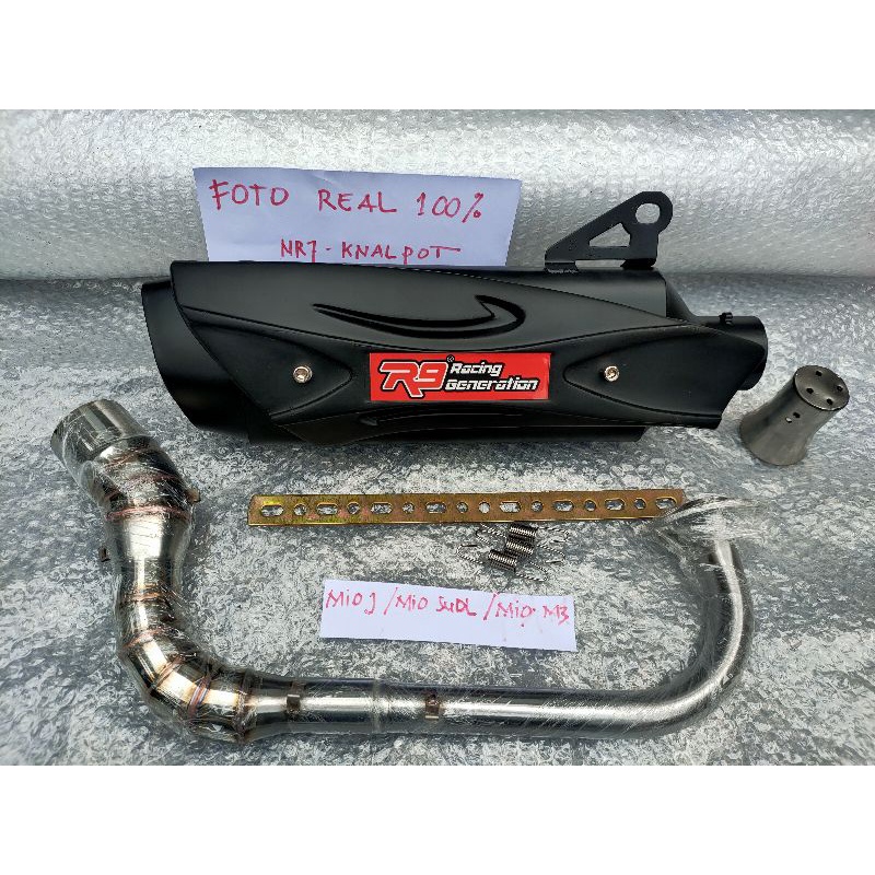 Knalpot Racing R9 Misano Nmax New Nmax Old Aerox 155 Aerox new Connected PCX 150 Lokal PCX 160 New Vario 125 Vario 150 Beat Scoopy Mio J Mio Soul Mio M3 Mio Sporty Xride X-Max fullsystem Murah-1