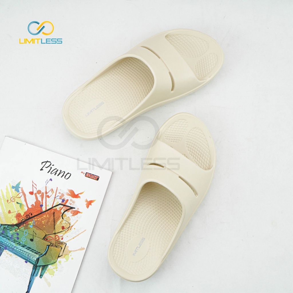 Sandal Ibu Ibu Wedges Jelly Slip On Empuk Sendal Selop Wanita Karet Tebal Rumahan Terbaru Sandal Kesehatan