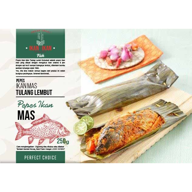 

PEPES IKAN MAS TULANG LUNAK