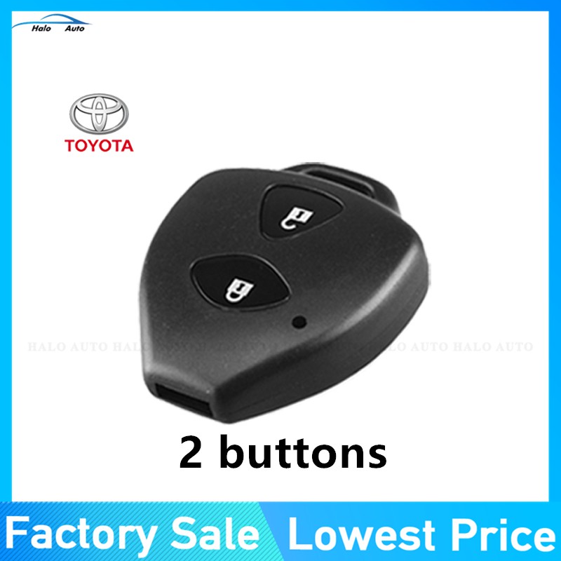 No Blade 2/3/4 Buttons Remote Car Key Case Shell FOB For Toyota Camry Corolla Avalon Venza