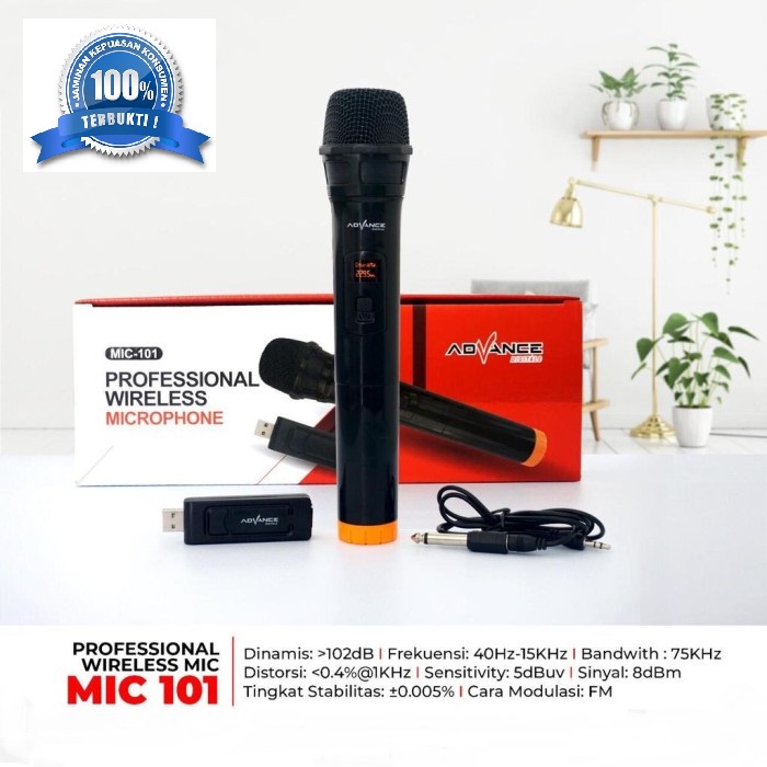 *COD* ADVANCE MIC WIRELESS Single Mic 101 // Weirelles advance Mic 101