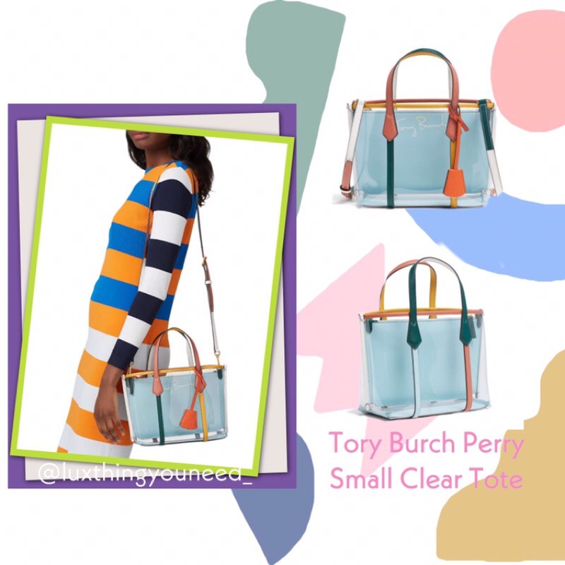 Tory Burch Perry Small Clear Tote
