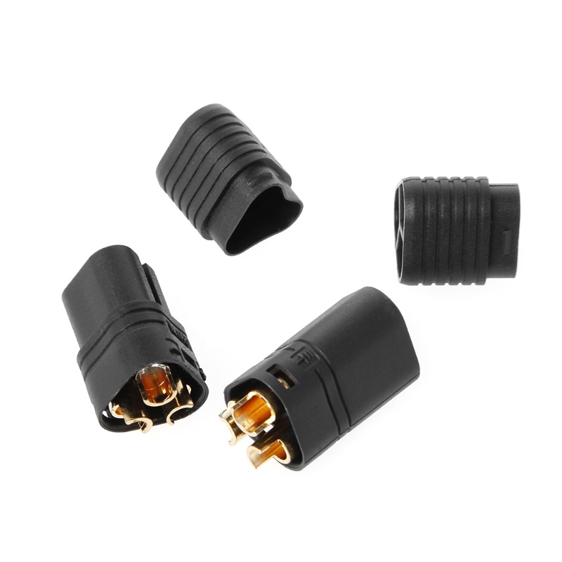 Mary 1pasang MT60 3.5mm 3pole Connector Plug Male &amp; Female Untuk RC ESC Ke Motor