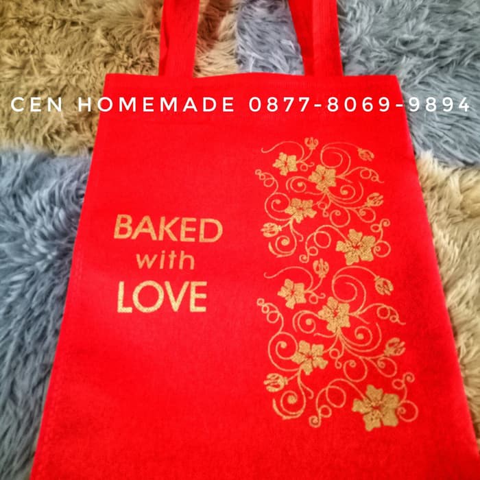 

Tas Cake Spoonbon Merah / Paper Bag