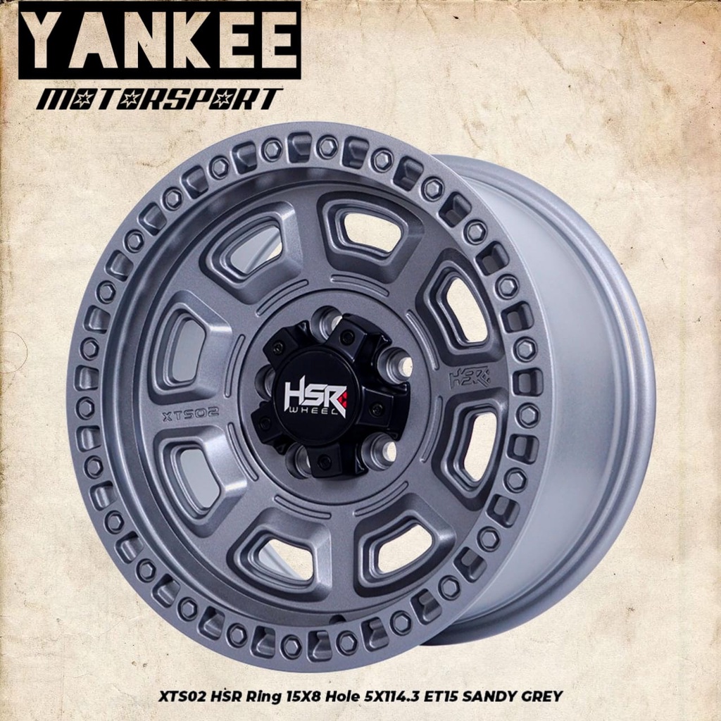 Velg Mobil Ring 15 HSR XTS02 untuk Innova, Terios, Rush, Xover dll