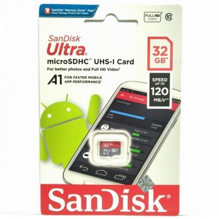 SANDISK ULTRA A1 MICRO SD 32 GB MEMORY CARD 120Mbps MEMORI HP MicroSD 32GB ORIGINAL